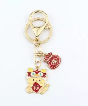 Chinese New Year Cute Dragon keychain mascot school bag pendant for men and women New Year's gift