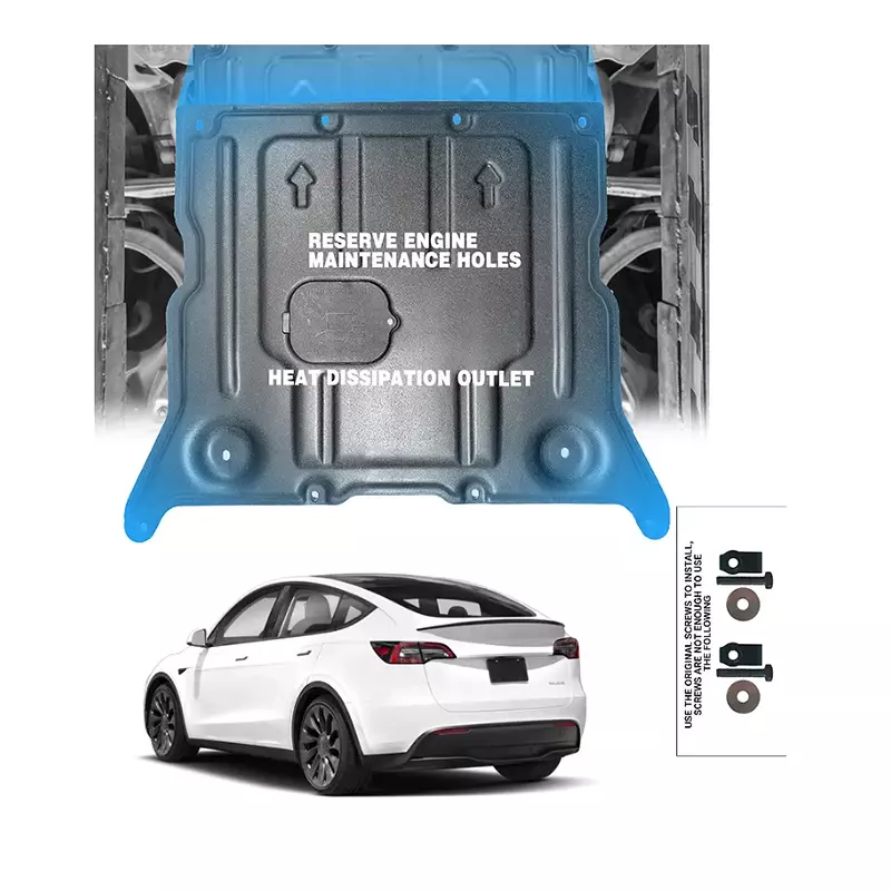 Автомобильный грязевой щит под двигатель, брызговик, щит от брызг, щит для крыла, панель для переднего мотора Tesla Model 3 Y