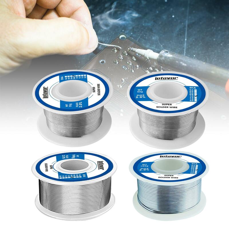 Solder Wire Portable Soldering Tool Easy to Use Multiuse High Purity for Radio Electrical Soldering Circuit Boards TV Computers