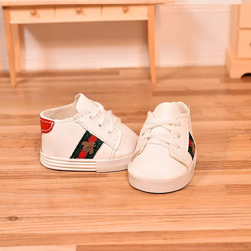 20 حذاء أطفال قطني ، أحذية رياضية للمشاهير دمية إكسو ، إكسسوارات ملابس أطفال متغيرة
