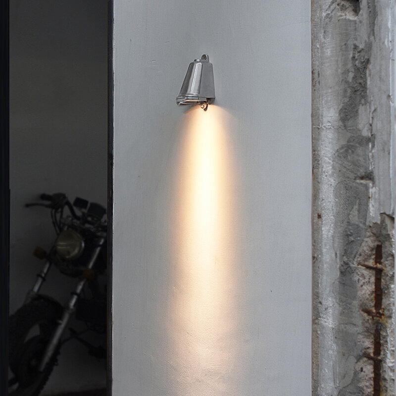 Stylu industrialnym lampa ścienna reflektor sklepowy na zewnątrz korytarz minimalistyczna lampa ścienna retro wodoodporna