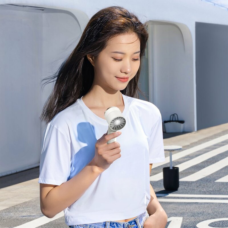 Mini Ventilator Oplaadbare Handheld Usb Stille Kleine Koeling Draagbare Cooler Travel Handy Fans Met Power Banken