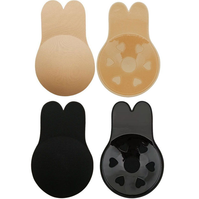 Silicone Lifting Nipple Cover Reusable Women Invisible Lift Up Bra Stickers Bra Breast Petals Pasty Pad Strapless Sticky Bras