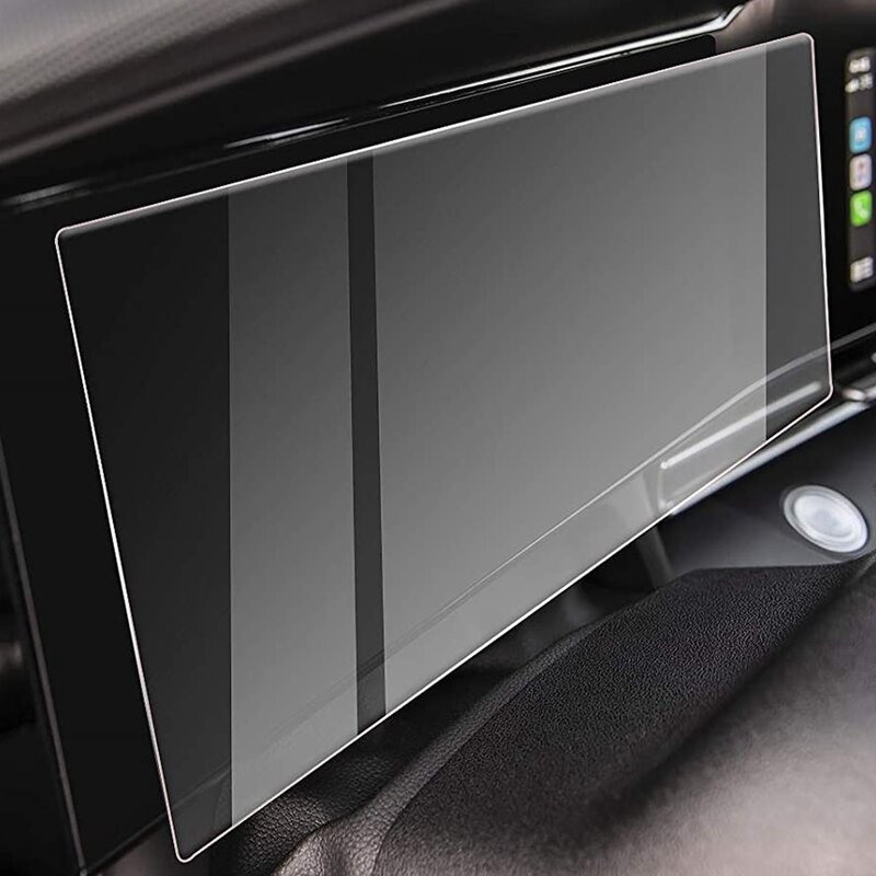 ฟิล์มกระจกนิรภัยสำหรับหน้าจอแผงหน้าปัดรถยนต์สำหรับ Hyundai Elantra 2021ขนาด10.25นิ้ว