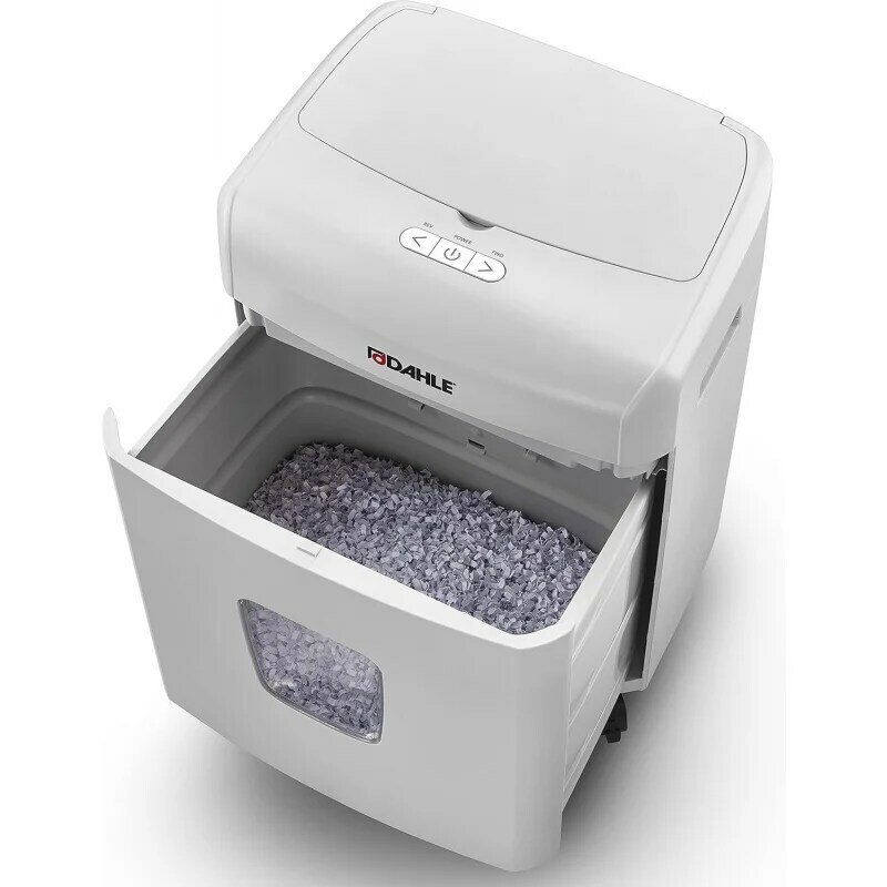 Dahle ShredMATIC SM 90 Auto-Feed Paper Shredder, 90 Sheet Feed Tray, Oil-Free, Jam Protection, Security Level P-4, 1-2 Users