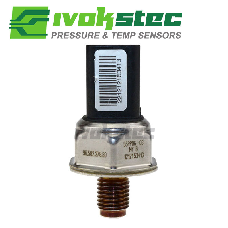 Fuel Rail Pressure Sensor For Citroen C1 C2 C3 C4 Xsara Berlingo Dispatch Picasso 1.4 1.6 HDI 55PP06-03 96.582.278.80 1920GW