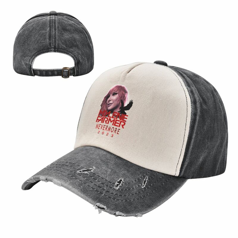 Funny Men Mylene Farmer Nevermore Classic Fan Baseball Cap hard hat Golf Luxury Cap Man Women's