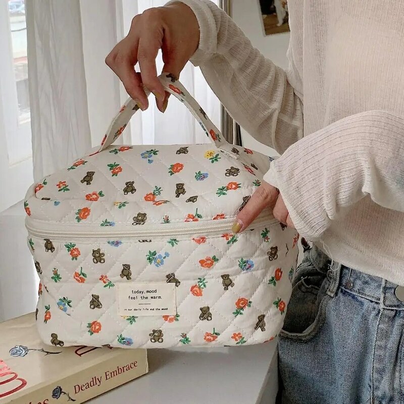 Makeup Bag Large Capacity Wear-resistant Women Dustproof Travel Cosmetic Bag Toiletry Case Reusable Toiletry Bag for Home