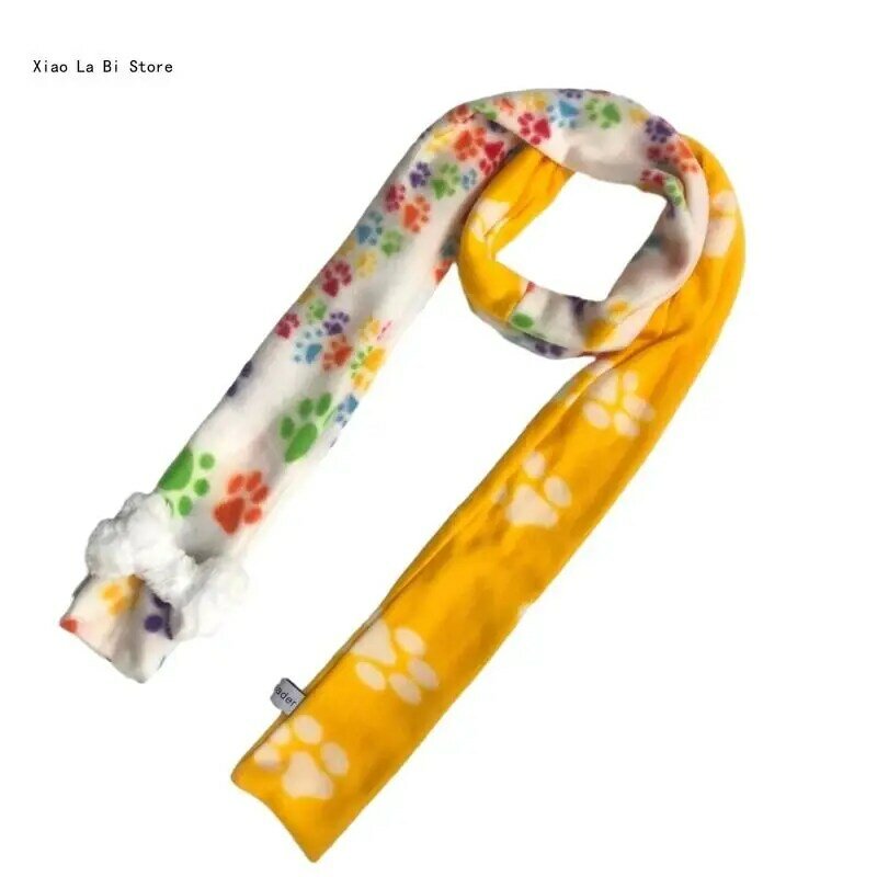 Шарф в стиле Харадзюку, толстый шарф с принтом собачьей лапы, модный шарф для девочек в стиле субкультуры XXFD