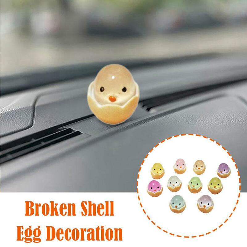 Светящиеся яйца своими руками, светящиеся в яйце, сломанное яйцо, милое ночное рождение, сломанные миниатюрные украшения Z9l6