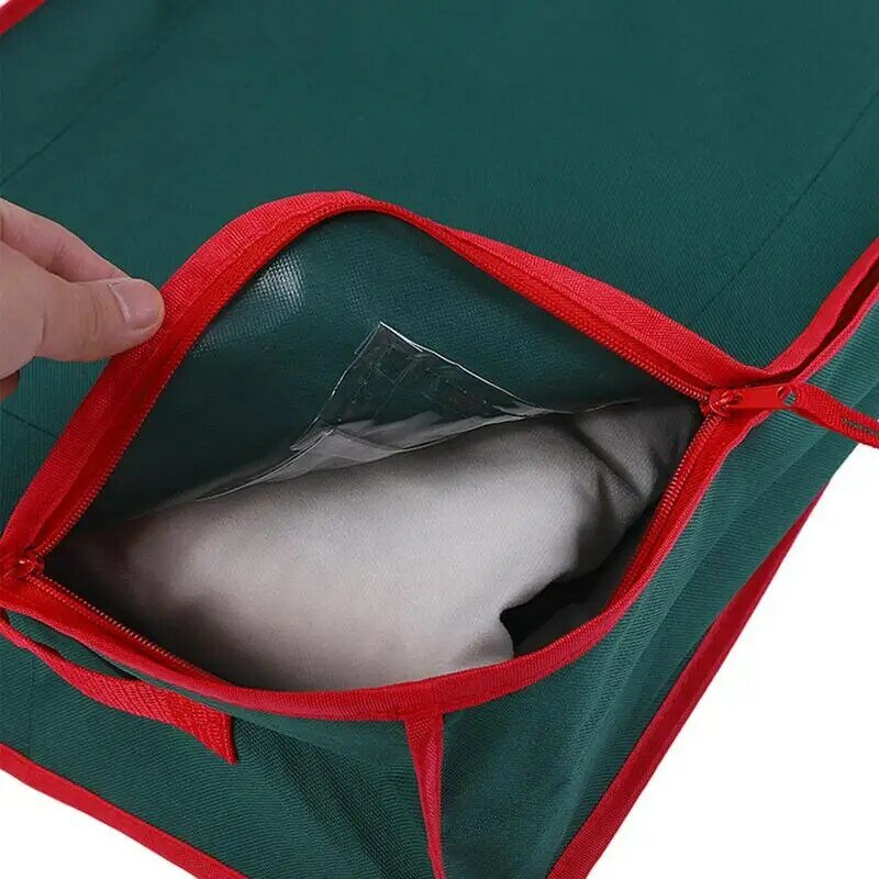Рождественский упаковочный органайзер для хранения бумаги, 40 дюймов, подкладка, органайзер для подарочной упаковки, сумки, пакет для хранения подарочной обертки для ленты