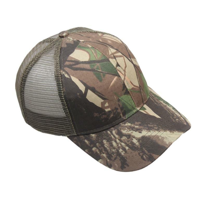 หมวกลายพรางสำหรับหมวกกันแสงแดดกลางแจ้งแห้งเร็วหมวกกันแสงแดดแห้งเร็วระบายอากาศได้ดี
