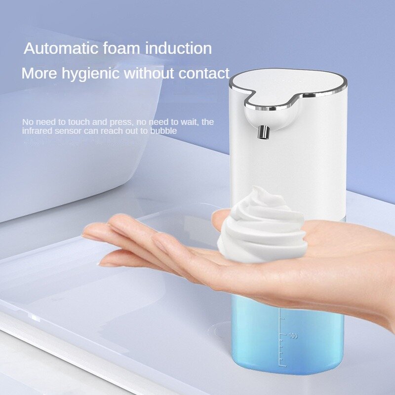 موزعات صابون رغوي أوتوماتيكية ، ماكينة ذكية لغسيل اليدين ، شحن USB ، 2 في 1 ، سطح مكتب وجدار ، حمام ، 1 ، 1 ، 2