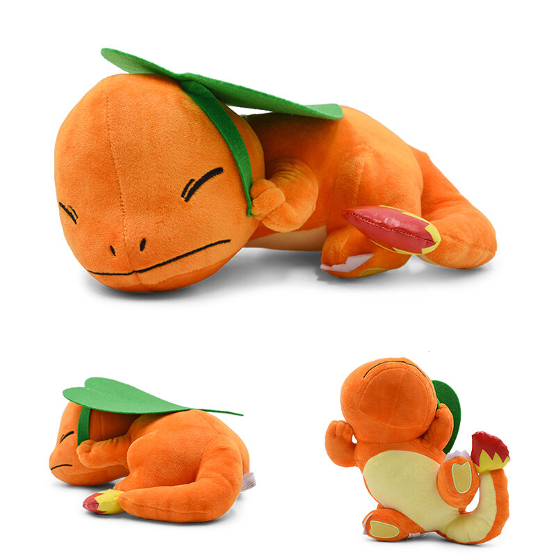 Kawaii Pokemon śpiący w parze Eevee Squirtle Charmander Piplup pluszowa poduszka pluszowe zwierzaki zabawka dla dzieci pluszowa lalka prezenty
