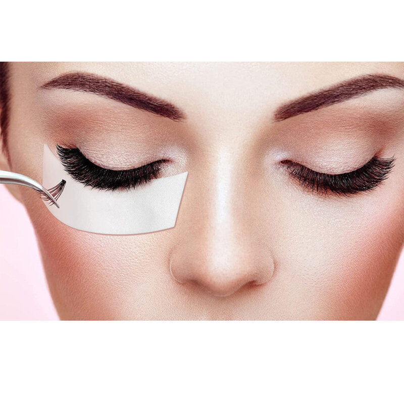 Eyepad espuma de cílios, suprimentos Lash indolor, PE Eye Patch, Fácil remover maquiagem, Sob Eyelash Pad Patch, 2-10pcs