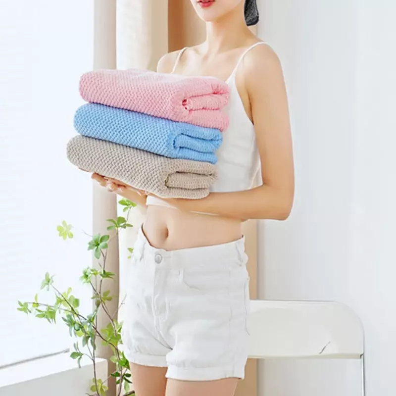Bando handuk serat mikro cepat kering handuk serat mikro bando elastis handuk rambut penyerap Super jubah mandi tekstil rumah