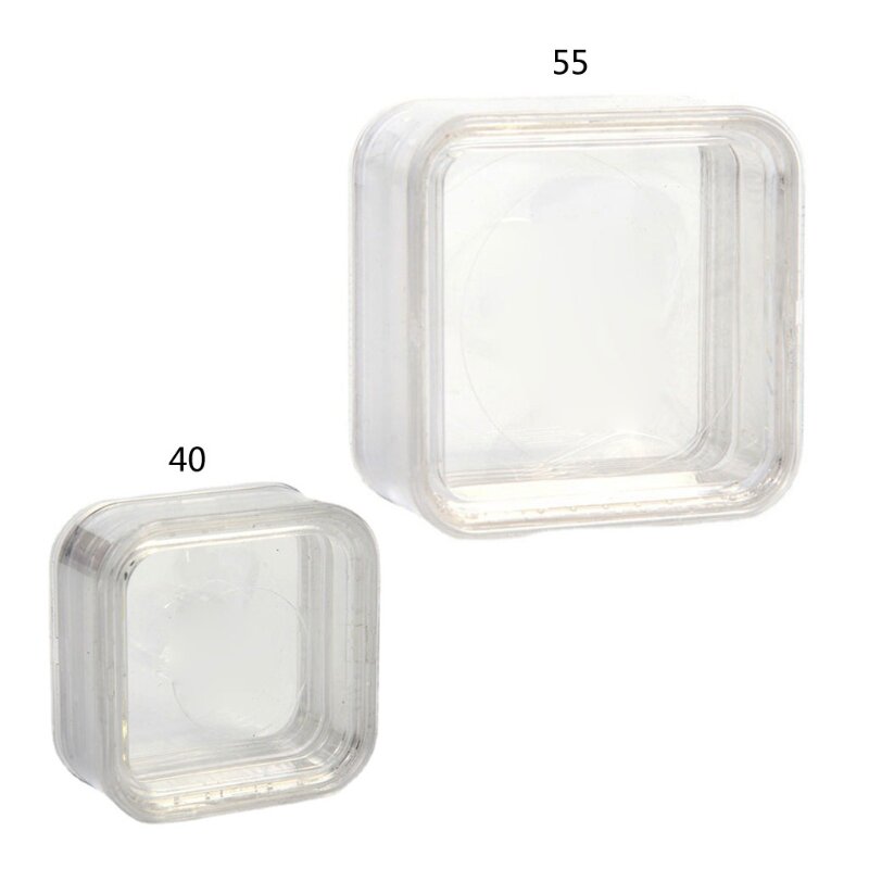 Durable Floating Frame Box Coin Display Elasticity Membrane Jewelry Storage Box