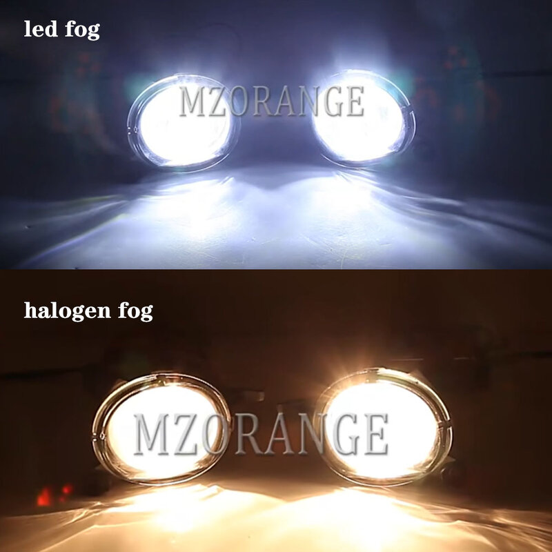 Lampu kabut LED untuk Toyota Corolla 2004 2005 2006 penutup lampu kabut Grill Bezel lampu kabut Aksesori versi Eropa