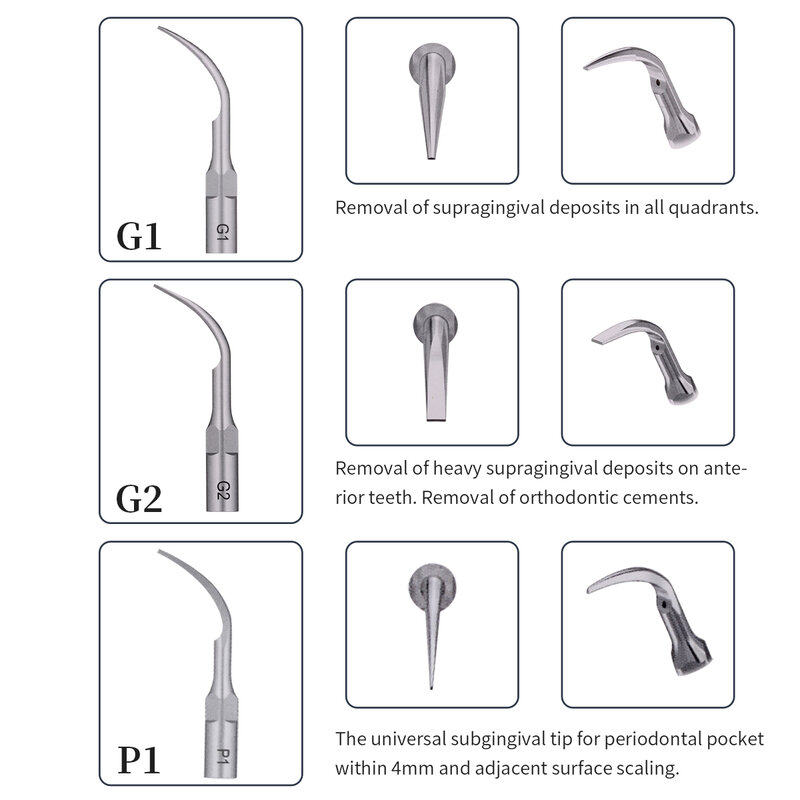1 шт. Azdent стоматологический пневматический наконечник-скалер, высокочастотный пневматический скалер с 3 наконечниками, 135 ℃, подходит для NSK