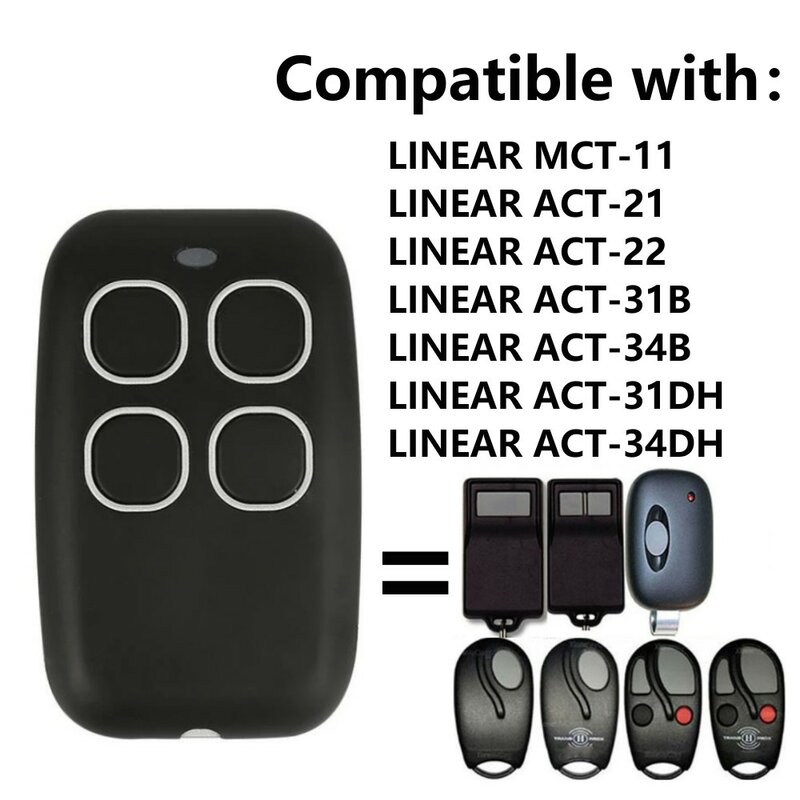 LINEAR MCT-11 ACT-21 ACT-22 433.92 Remote Control Pintu Garasi MHz Pengendali Garasi Pengganti
