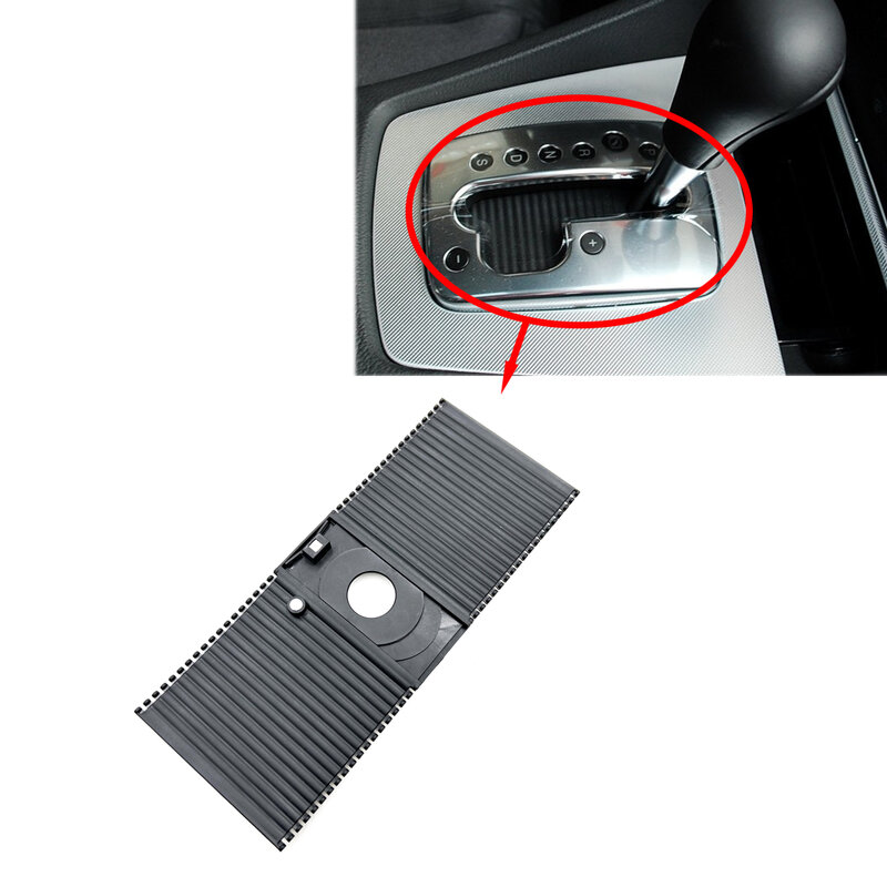 Transmission Gear Shift Selector Console Blind Lever Dust Proof Cover Cap Fit for LHD AUDI A4 B7 04 05 06 07 ， 8E1713111