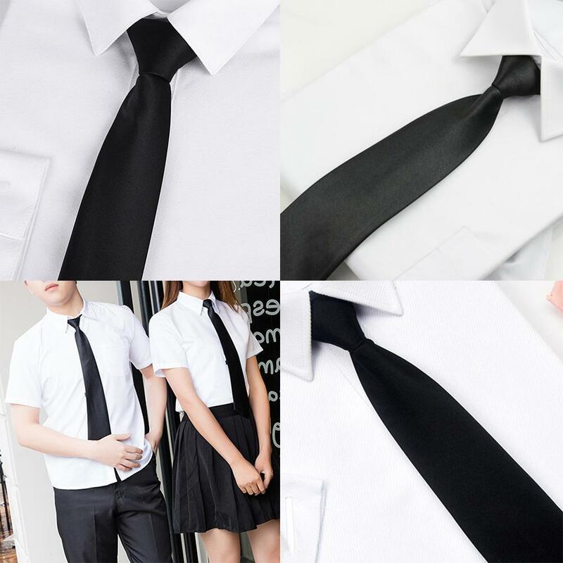 Мужской галстук на молнии, модный однотонный галстук 8 см, Шелковый шейный матовый, настраиваемый галстук, мужской свадебный галстук, аксессуары для рубашки