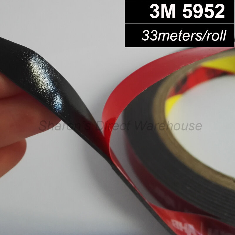 1 Rolle 3m vhb doppelseitiges Acrylschaum-Klebeband Hochleistungs-Montageband wählen Sie breit 3mm ~ 5mm ~ 10mm