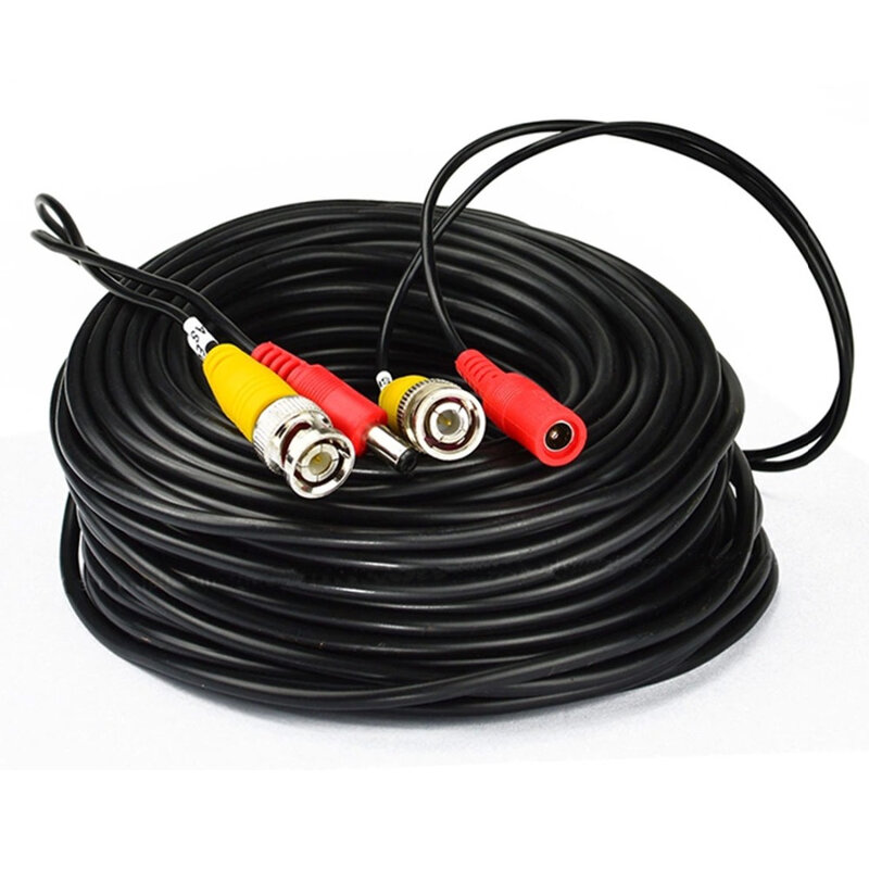 AHD Camera Cables 5M/10M/20M/30M BNC Cable Output DC Plug Cable for Analog AHD Surveillance CCTV DVR System Accessories