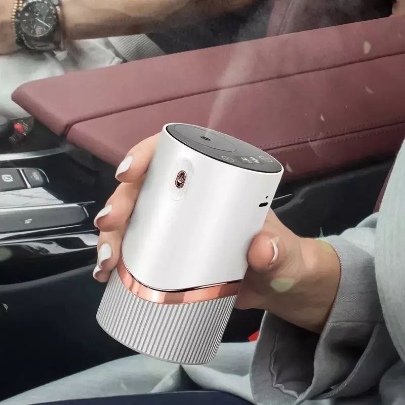 Semprotan minyak esensial aromaterapi Mini portabel, penyebar tanpa Air, semprotan minyak esensial Aroma USB, tampilan udara untuk Aroma rumah dan mobil