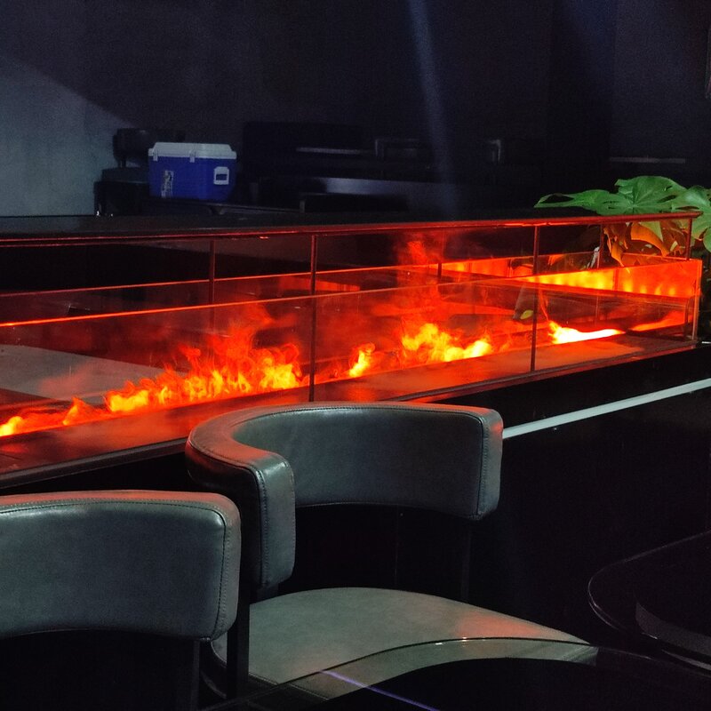 Lareira artificial com chamas, 72 dentro, moderno, romântico, fogo