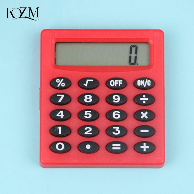 Petite calculatrice carrée personnalisée couleur bonbon, papeterie de poche Boutique, calculatrice électronique créative pour l'école et le bureau
