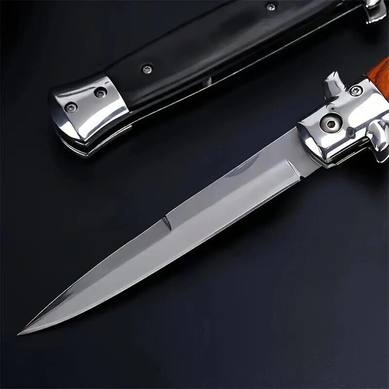 ステンレス鋼の折りたたみナイフ,高硬度,クリエイティブ,ポケット,屋外,キャンプ,狩猟用