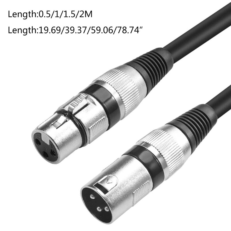 ioio Male To Female Cable Canon-XLR Connector For Guitar Mixer Amplifier-Bass