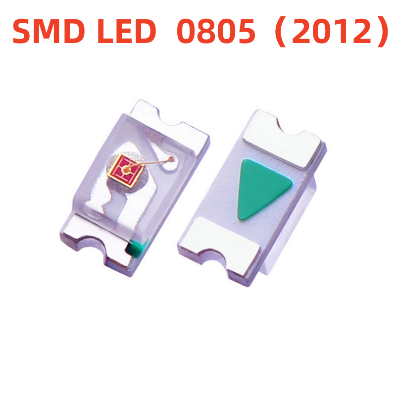 500 szt. 0805 LED czerwony zielony niebieski żółty różowy biały pomarańczowy lodowy blękit światło LED SMD UV 2012 diody elektroluminescencyjne wysokiej jakości