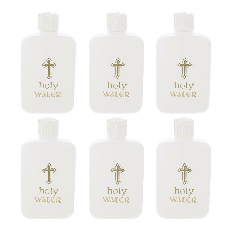 6 Stück Plastik Weihwasser flaschen Kirche Weihwasser flaschen Ostern Kreuz Weihwasser flasche Taufe für Taufe und Exorzismus