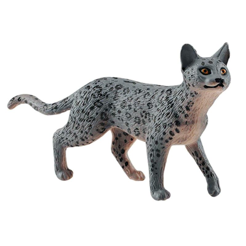 Estatuilla de leopardo de simulación, estatua de Animal de vida salvaje para regalo de Navidad