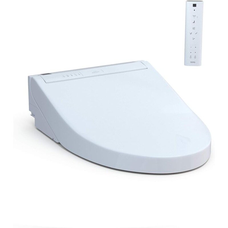 TOTO SW3084 #01 WASHLET C5 электронное биде для туалета сиденье с PREMIST и EWATER + Очистка палочки, удлиненное, хлопок, белый