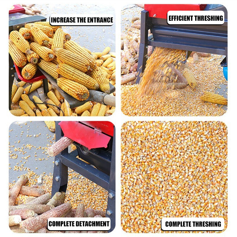 Factory Price Corn Sheller Maize Cob Peeler Thresher Machine