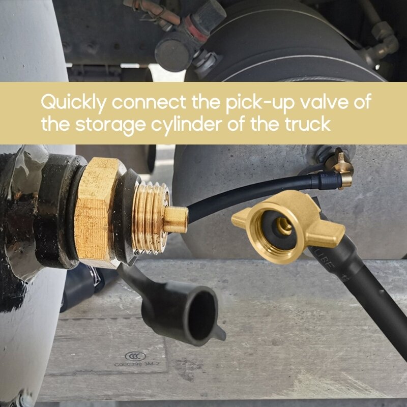 Đầu nối ống nạp khí cho xe tải được nâng cấp với ren SP20 Lắp đặt dễ dàng Ống nối cao su không rắc rối F19A