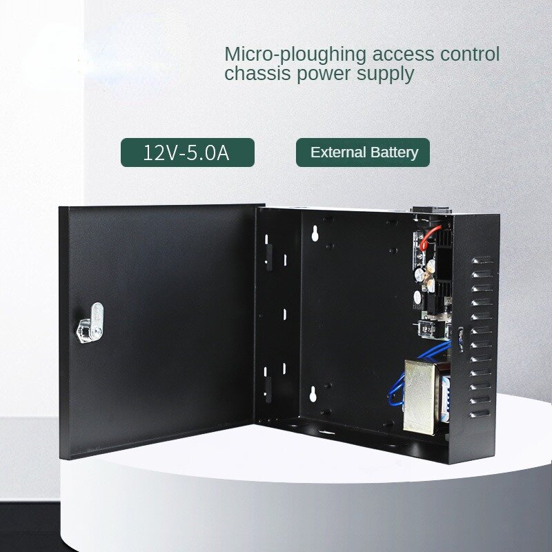 Fuente de alimentación de control de acceso de BLD-5A, controlador de potencia de 12V 5a, intercomunicador de construcción, caja de fuente de alimentación de respaldo