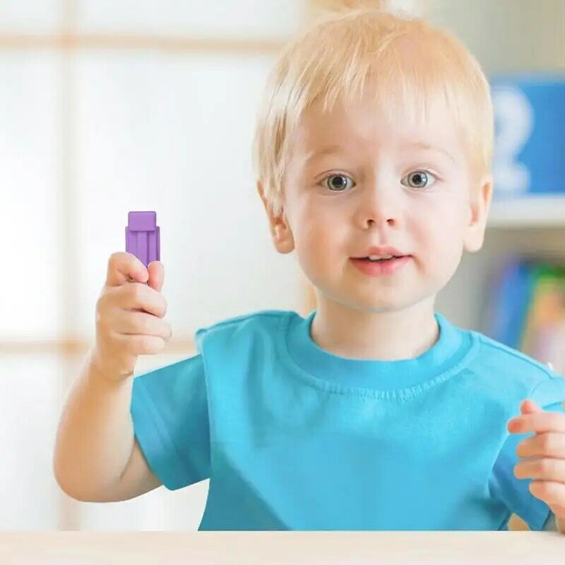 TeWindsor-Anneau de dentition en silicone pour bébés, jouets à mâcher, doux et flexible, garçons et filles