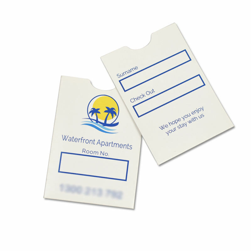 printing factory supply directly Good quality custom key card sleeve