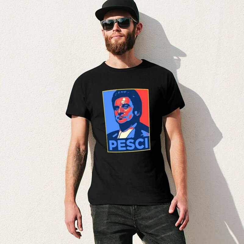 Joe Pesci - Hope T-shirt vintage masculina, top de verão, roupa lisa