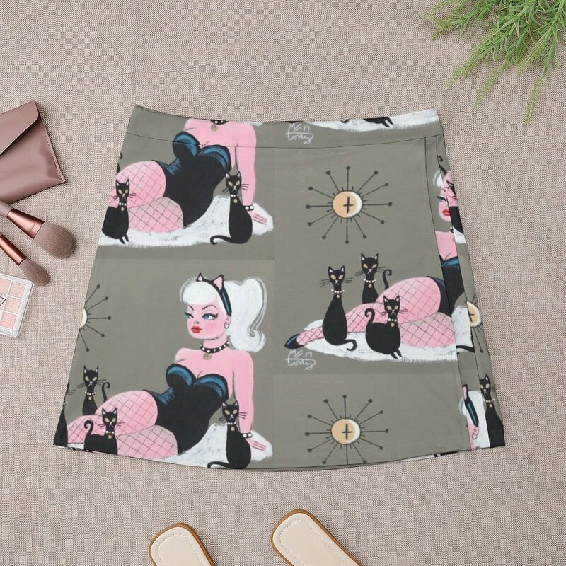Pussycat Kitty Girl Mini Skirt japanese fashion korean style skirt elegant skirts for women luxury evening dresses 2023