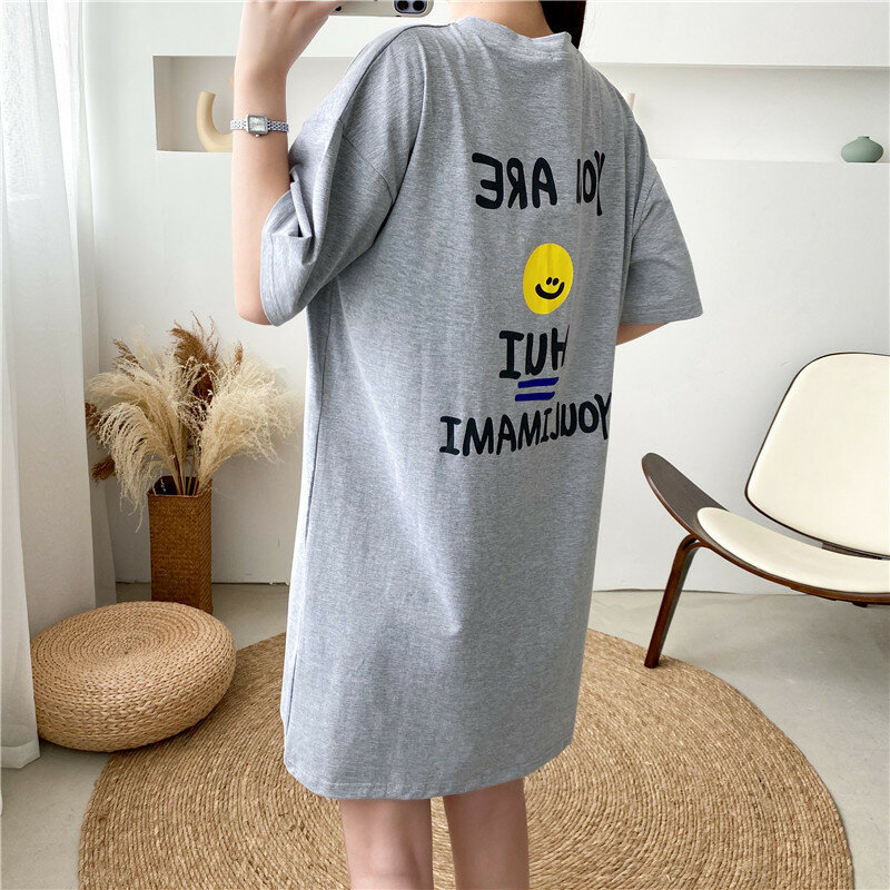 Maternity Dress Summer Nursing Dresses For Women Pregnant  Loose Casual Feeding Clothing Pregnancy Breastfeeding Home Clothes