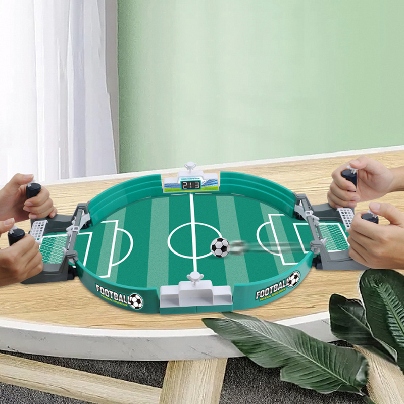 Meja sepak bola interaktif Desktop mainan anak aksesori rumah tangga Abs sepak bola pasokan orangtua-anak
