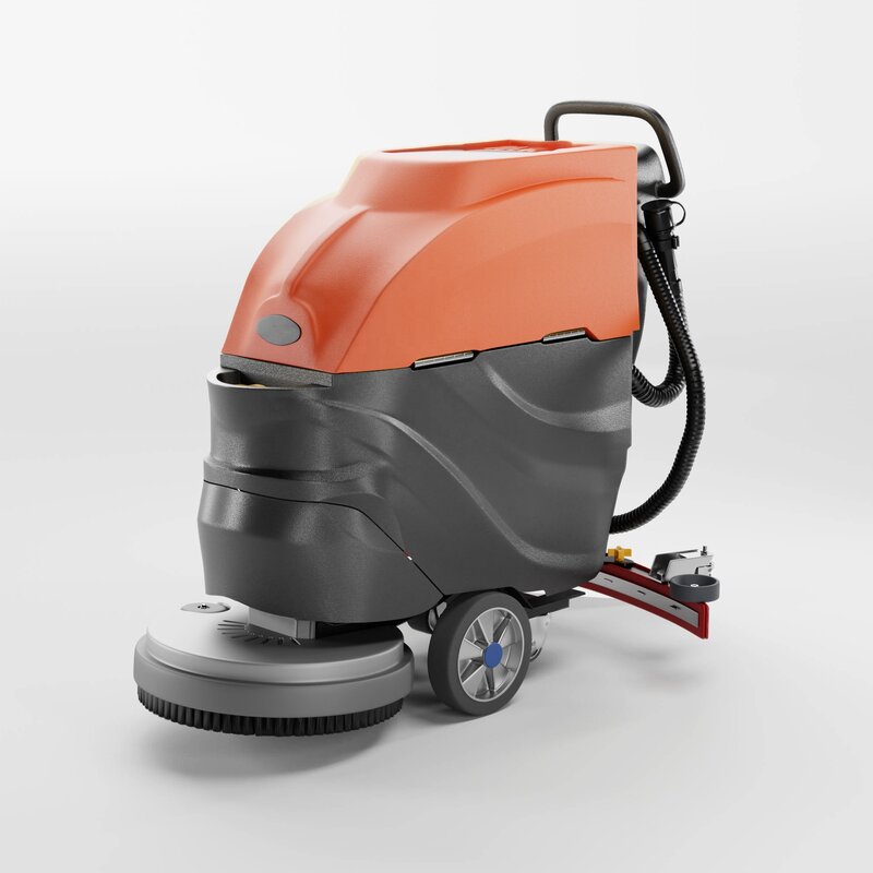 Hand-Push Robot Automatic Floor Sweeper, Mop com luz UV, Oficinas de Máquinas
