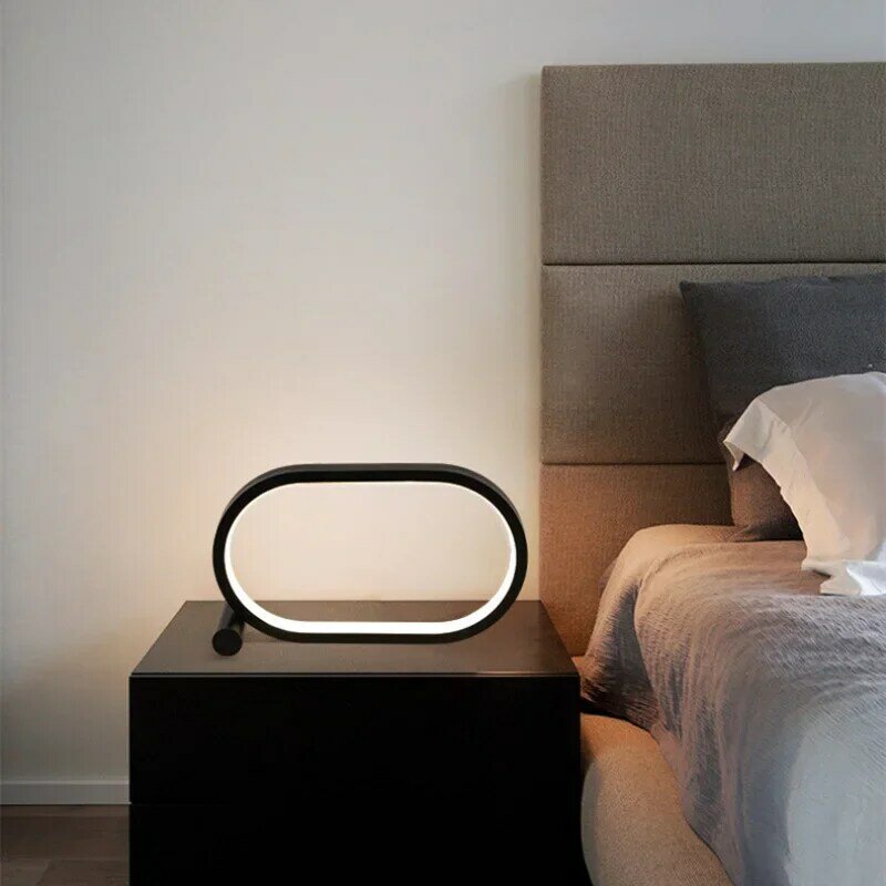 Lampa stołowa LED lampka do czytania USB RGB kolorowa lampa biurkowa LED 3 kolory ściemnialna lampa do nauki lampka nocna do sypialni dekoracja wnętrz