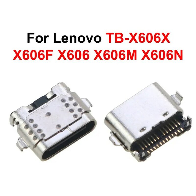 Tipo-C Micro USB Jack Tomada Fêmea, Conector de Carregamento, Lenovo Tablet, TB-X605F, X605L, X606X, X703F, 8804F, X705L, 8703F, X304F