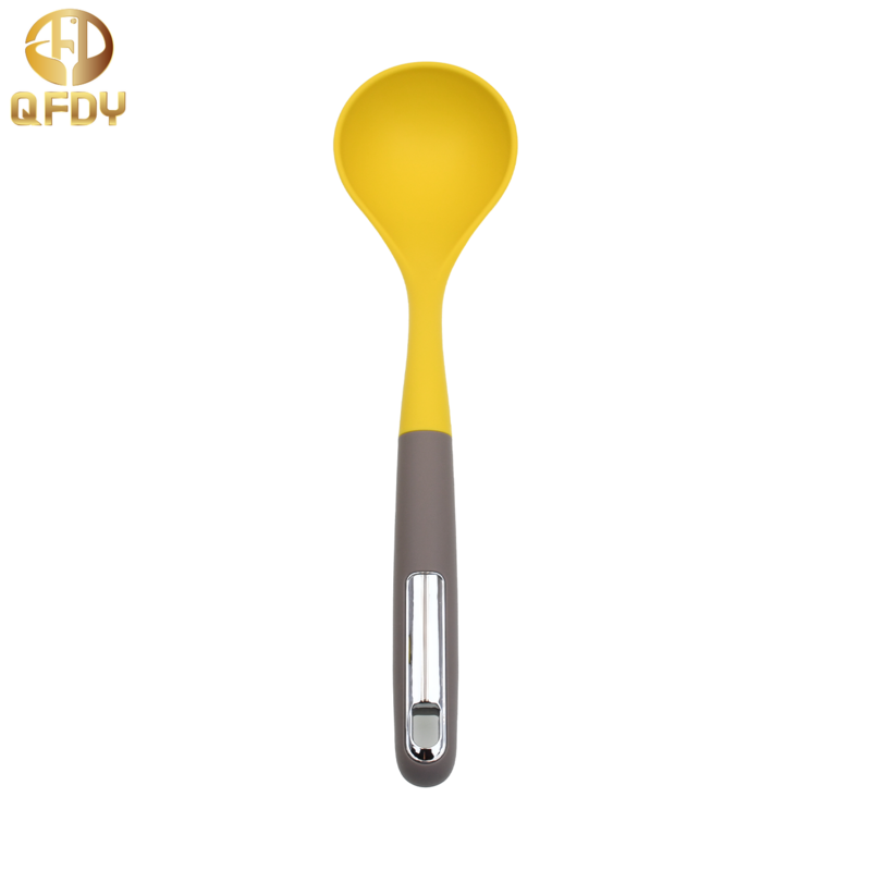 Juego de utensilios de cocina de silicona resistente a altas temperaturas, espátula de dos colores, nivel de apariencia alta, 7 piezas